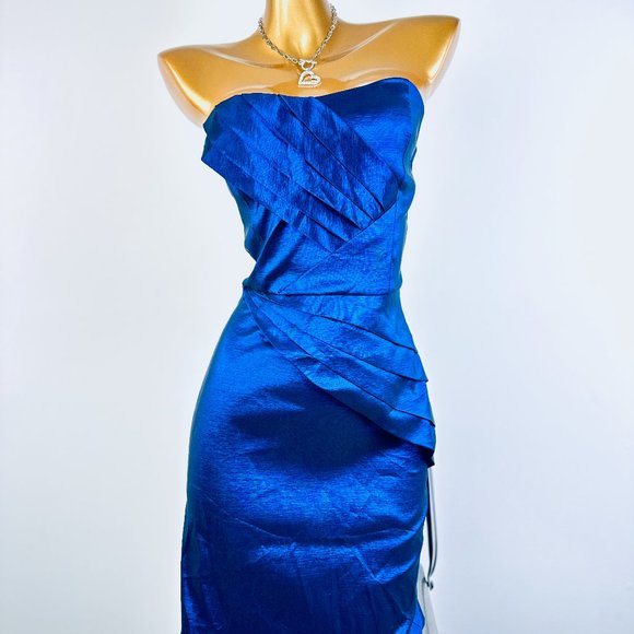Vintage y2k 90s prom homecoming strapless dress - Picture 2 of 8